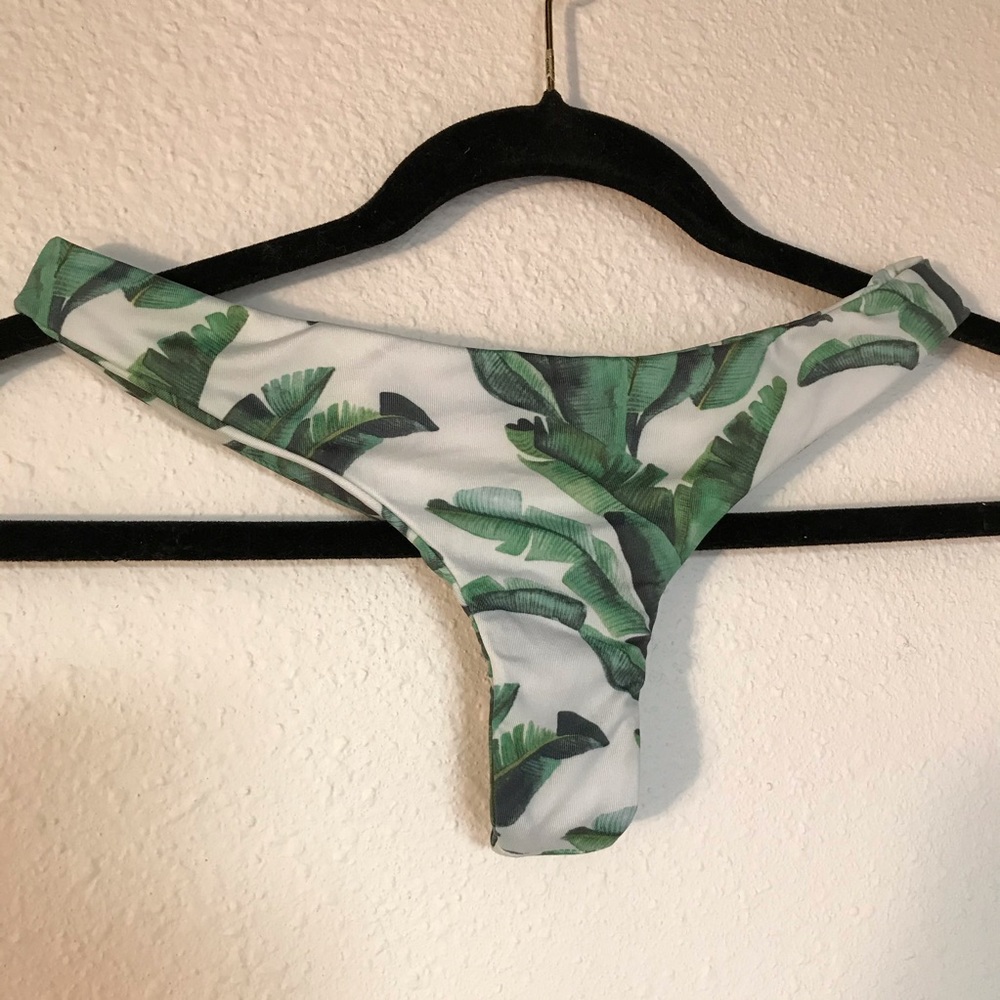 PALM LEAF MIDORI BIKINI BOTTOM - Factory Misprint